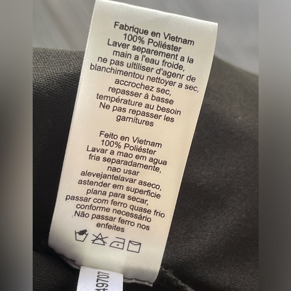 SLNY Flowy Black & Pink Floral Dress Size 14W - Picture 7 of 7